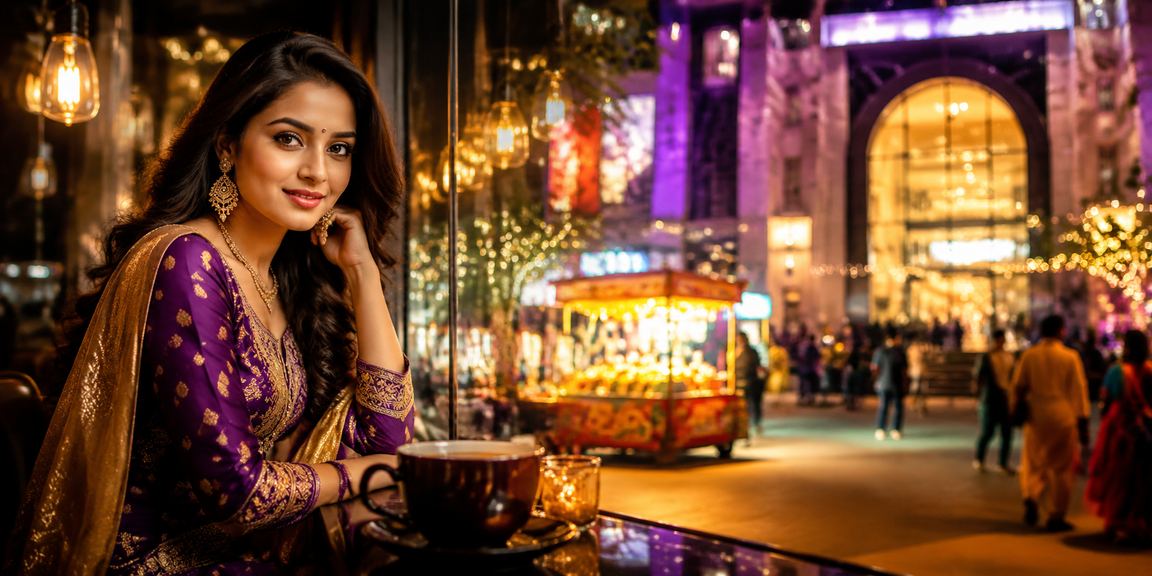 Players enjoying Aviator and rummy at Delhi night market